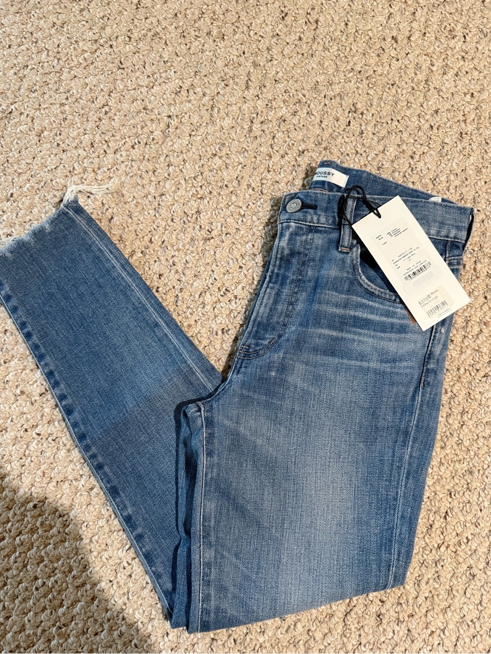 Moussy Women's Skinny Jeans in Medium Blue Wash